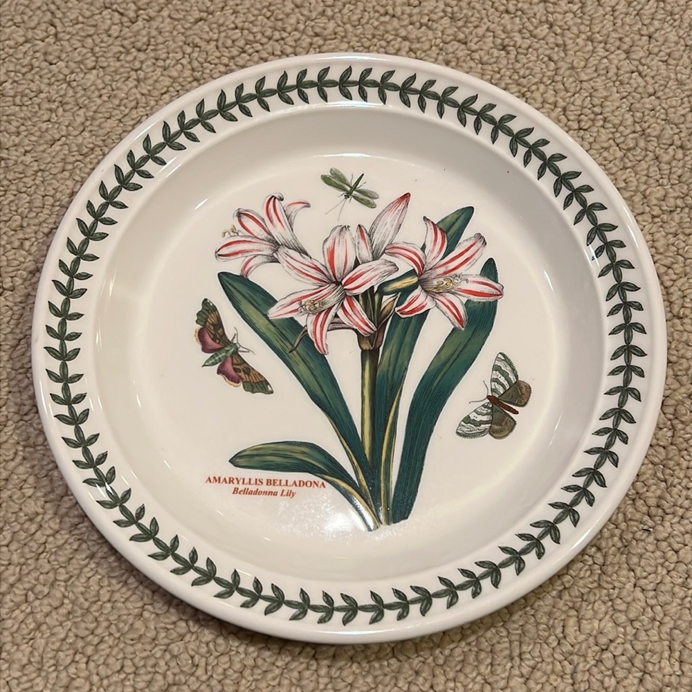 Portmeirion Botanic Garden Salad Plate - Belladonna Lily